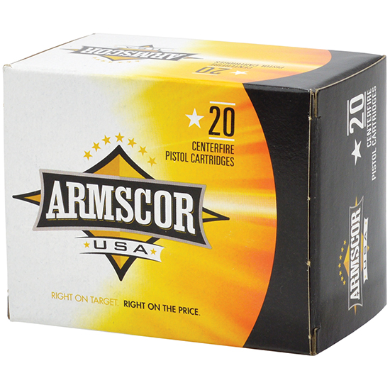 ARMSCOR AMMO 40SW 180GR JHP 20/25 - Ammunition